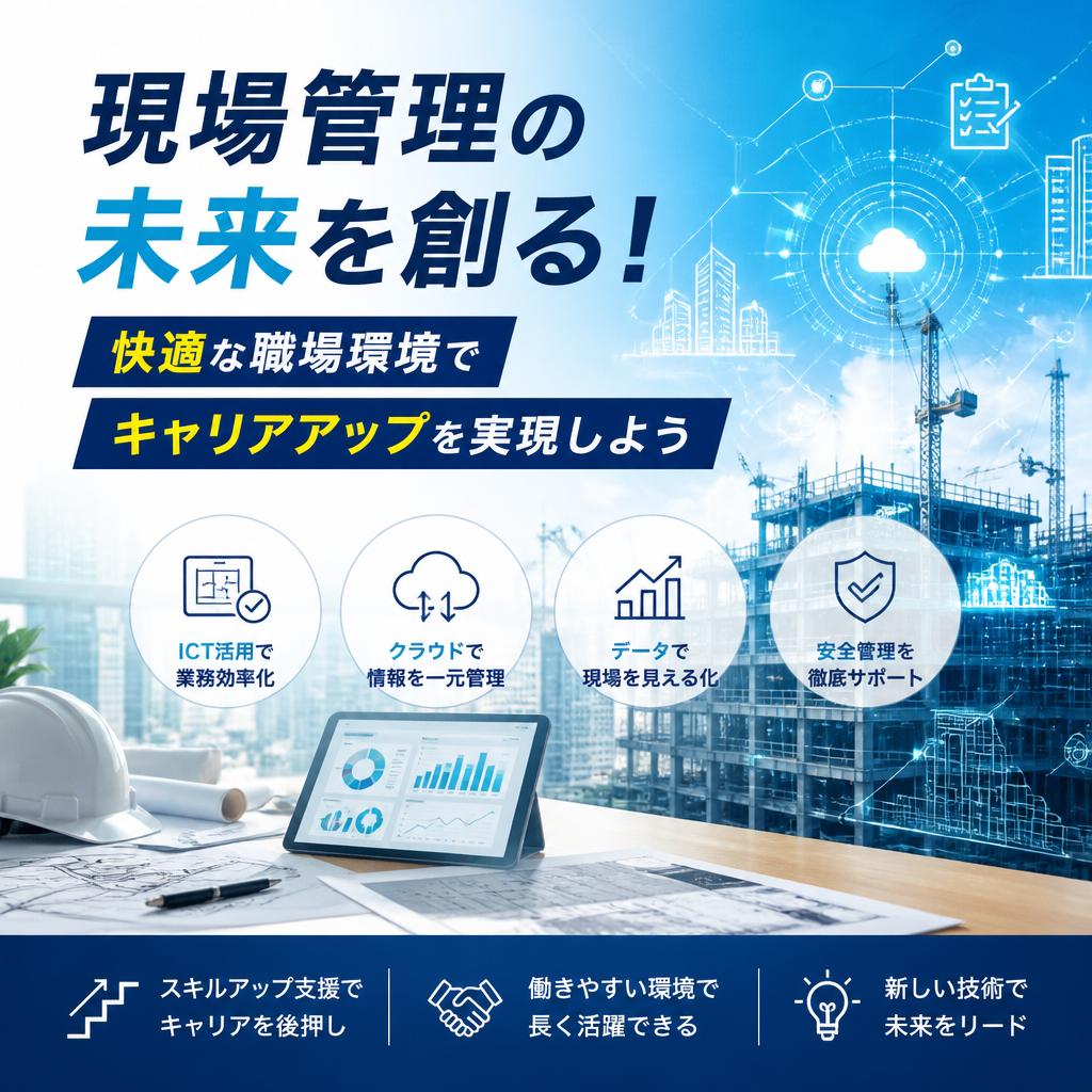 現場管理の未来を創る！快適な職場環境でキャリアアップを実現しよう