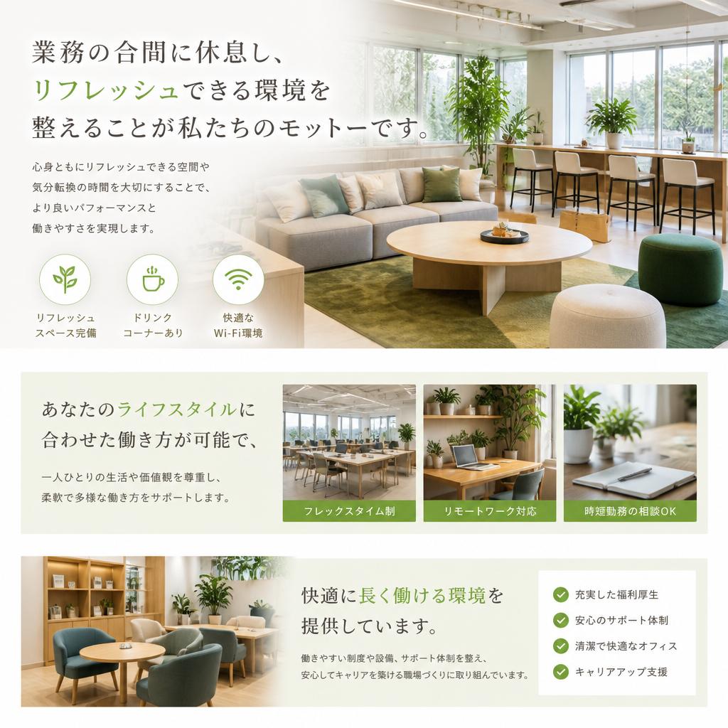 理想の労働環境を実現