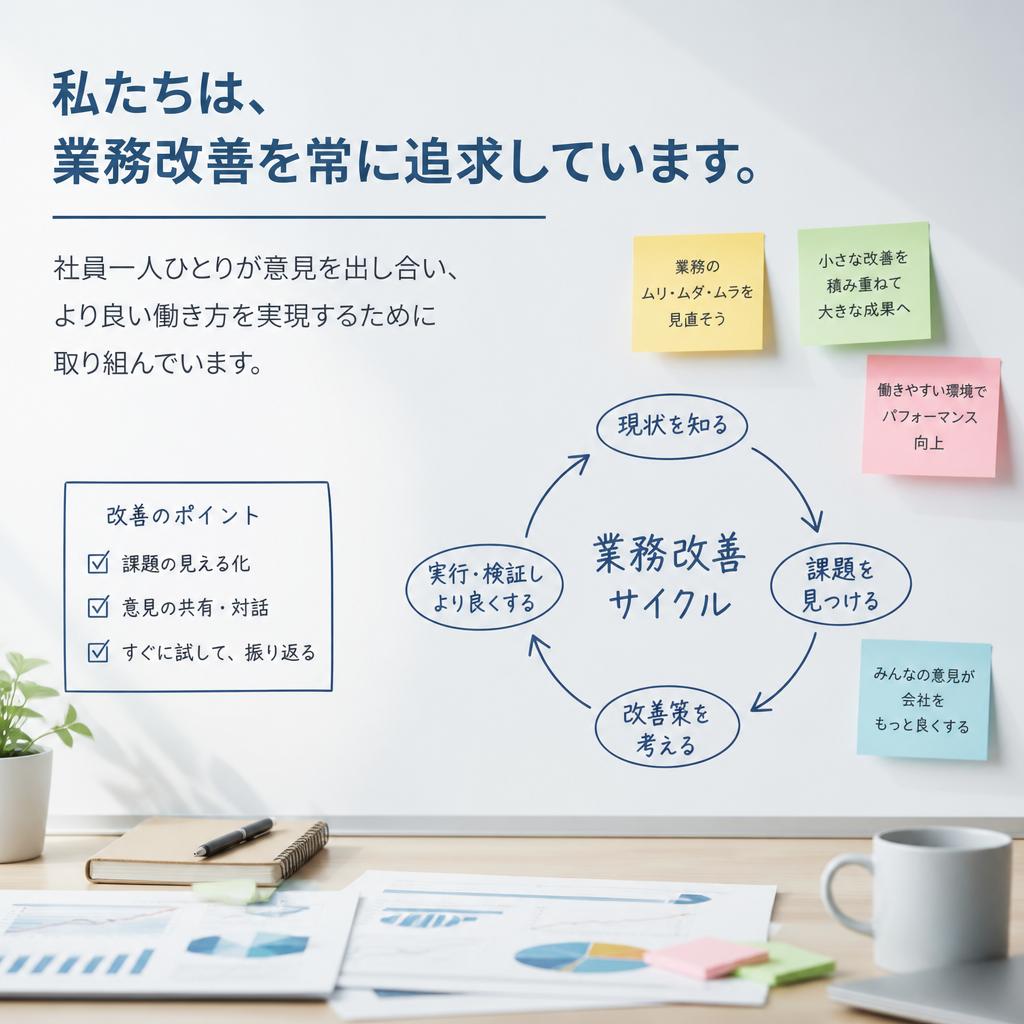 業務改善への取り組み