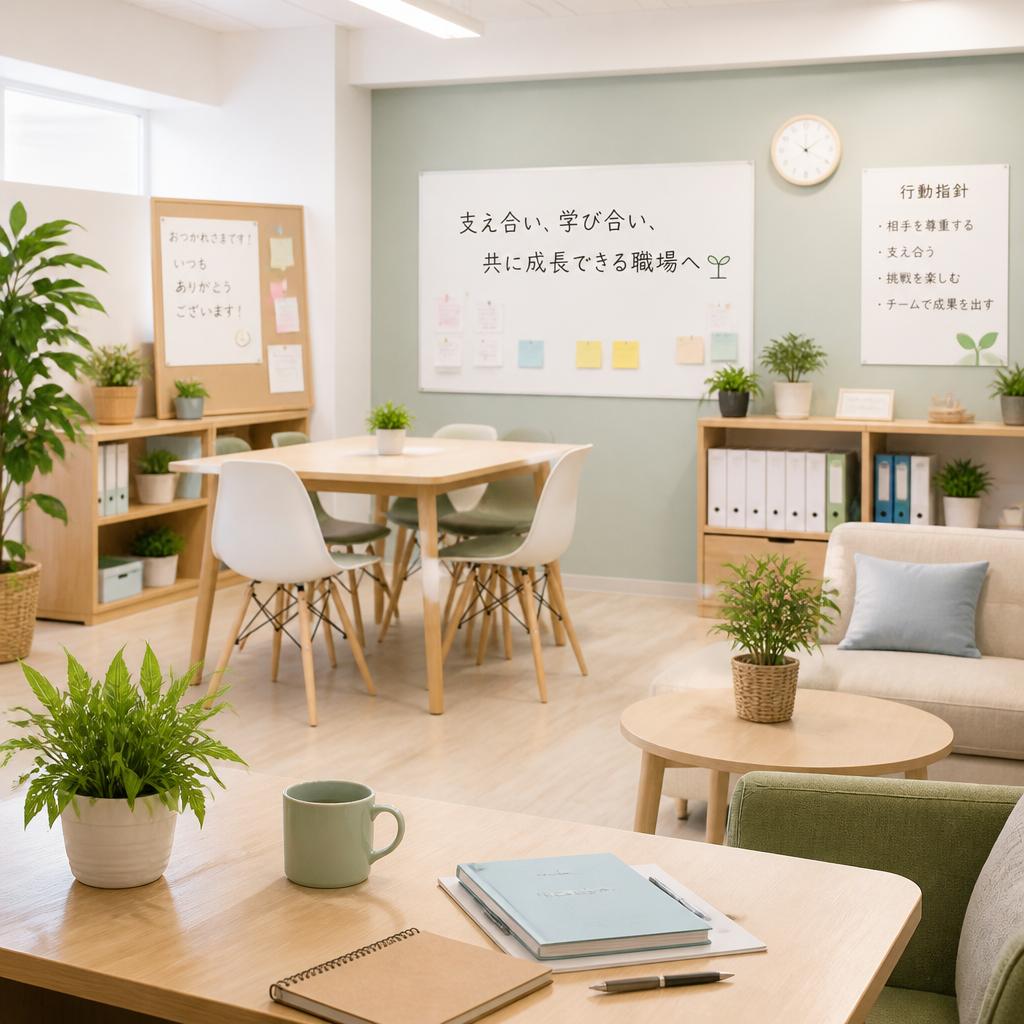 アットホームな職場環境と支え合い