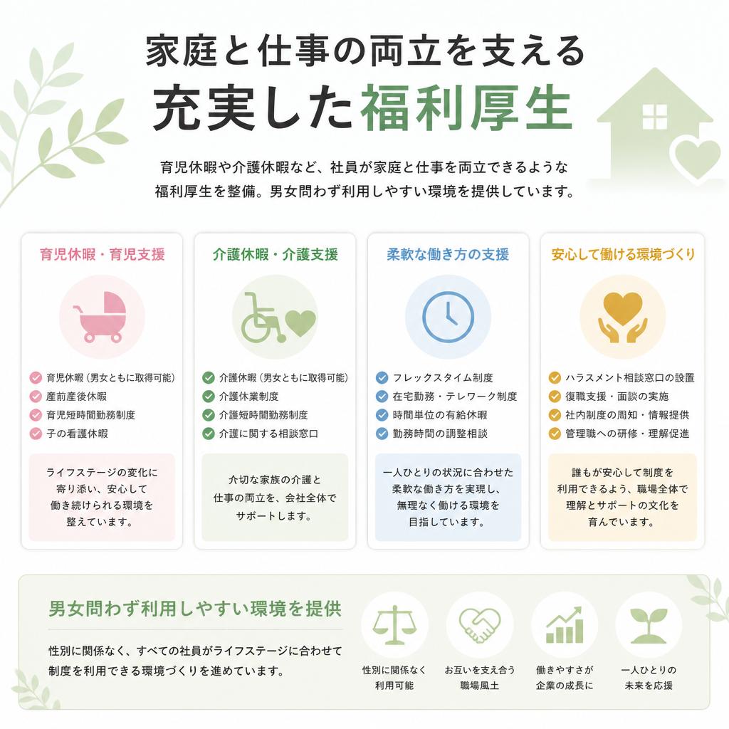 家庭と仕事の両立を支える制度