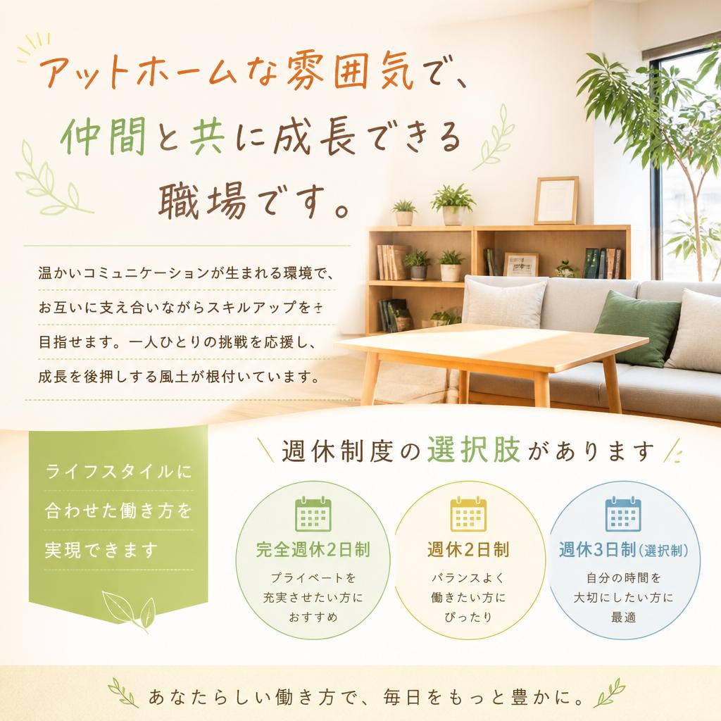 働きやすい環境